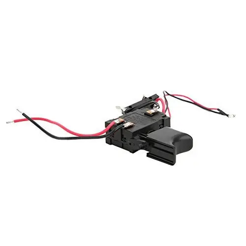 Produktbild: Akkuschrauber Schalter, Bohrschrauber Trigger Schalter, Bohrauslöseschalter, 7,2 V - 24 V Lithium-Batterie Akku-Bohrschrauber Drehzahlregelung Trigger-Schalter mit kleinem Licht