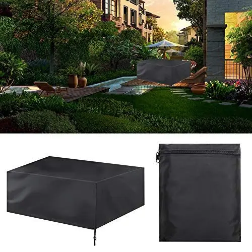 Produktbild: AKLOSIPY Ox Cloth Outdoor-Tisch und Ch-Abdeckung für Ihre Outdoor-Möbel (213 * 132 * 74)