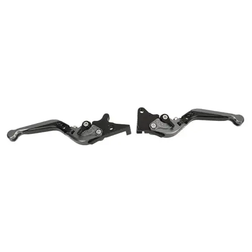 Produktbild: Yctze Klappbares Brems-L-Set, Tragbar, aus Aluminium, Motorrad-Bremse L für 125, Robuste und Langlebige Hebel (GREY)
