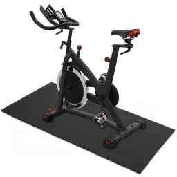 Produktbild: AKOZLIN Bodenschutzmatten, 6mm Hochdichte PVC-Bodenschutzmatten für Sportgeräte, Fitnessgeräte, Crosstrainer und Laufbänder, Rollentrainer Matte, Anti-Rutsch-Trainingsmatten