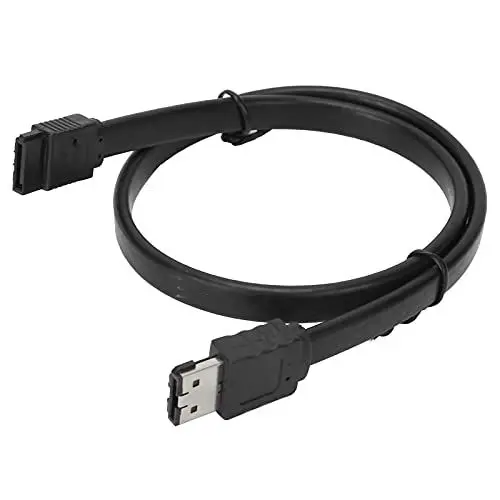 Produktbild: Tbest kabel esata auf sata, Verbindungskabel ESATA zu,Männlich zu Männlich,M/M,Abgeschirmter Extender mit Schrapnell für Externe Festplatte,50 Cm,Computer-Datenkabel und -Anschlüsse (50cm)