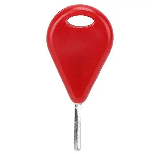Produktbild: Surf Fin Key, 6 Stück Packung Surfausrüstung Metall Inbusschlüssel Surfboard Fin Inbusschlüssel Surf Fin Key Surfbrett Zubehör (Rot)