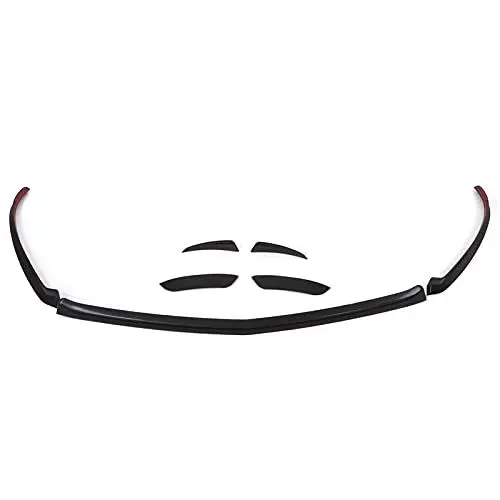 Produktbild: Akozon 7 Stück Auto Front Bumper Lip Splitter, Frontstoßstange Spoiler, Luftdurchfluss Luftzufuhr Spoilerlippe Kantenschutz Auto Air Vent Lip Spoiler Abdeckung Trim für A-Klasse W177 AMG Line 2018+