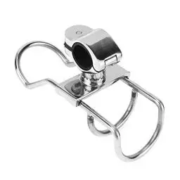 Produktbild: Akozon Angelrutenständer, Angelrutenständer Angelrutenständer Boot Angelrute Clip Bootsrutenständer Angelrutenständer Rutenhalterung Stützbasis Edelstahl Marine Hardware