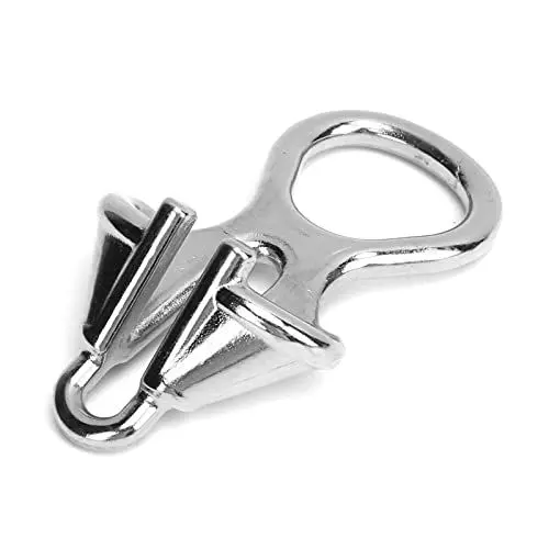 Produktbild: Akozon Ankerkettenschloss, Ankerkettenschloss Seilfestmacher 316 Edelstahl Ankerkettenstopper Seilfestmacher Hardware für 0,24-0,31 Zoll Kette Marine Hardware Bootszubehör