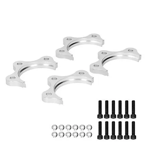 Produktbild: Akozon Auto Distanzscheiben-Kit für Schwarze Achsen 6061 T6 Aluminium-Leichtmetallrad-Adapter Für S2000/AP1/AP2/F20 2000-2009(Silber)