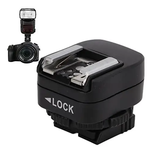 Produktbild: Akozon Blitzschuhadapter, Kamera-Blitzgerät Speedlite TF-334 Blitzadapter mit Zusätzlichem PC-Sync-Anschluss für A7, A7C, A7R, A7RII, A7MII, A7RIII, A7MMIII, A74, A7R4, A7R4A,