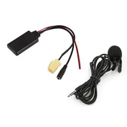 Produktbild: Akozon Bluetooth AUX Kabel, Bluetooth 5.0 Auto AUX Kabel Adapter mit Mikrofon Freisprech Bluetooth AUX Adapter für Fiat 500/Grande Punto