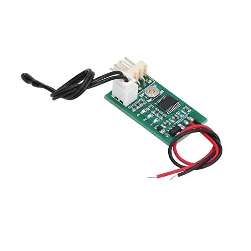 Produktbild: Akozon DC 12V PWM Lüftertemperaturregler – Präzise Steuerung, Manuelle und Automatische Modi, für PC-Lüftergeschwindigkeitsregelung