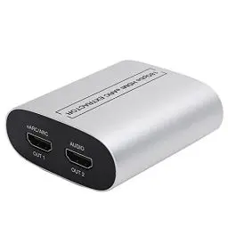 Produktbild: Akozon Digitaler Audio-Decoder, HDMI-Signalkonverter, Extraktor, 18 Gbit/s, EARC, ARC-Audio-TV zu OutputAudio, High-Definition-Multimedia-Schnittstelle, Plug-and-Play