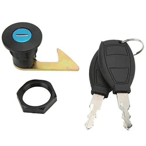 Produktbild: Akozon Heckkofferschloss, Universal-Kofferraumschloss & Schlüssel-Set Scooter-Heckschloss für Elektromotorrad-Aufbewahrungskoffer(#1)