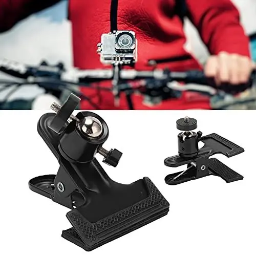 Produktbild: Akozon Kamera Schreibtisch Clip Halter Fotografie Stabile Klemme Kamera Klemmhalterung Stativ Kamera Clip Klemmhalter mit 360° Drehbarer Kugelkopfklemme für Motion Camera