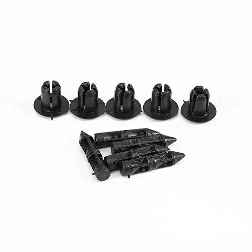 Produktbild: Akozon Kunststoff Niet Motorradverkleidung Zierklammern Auto Styling 100pcs 6mm Fit für
