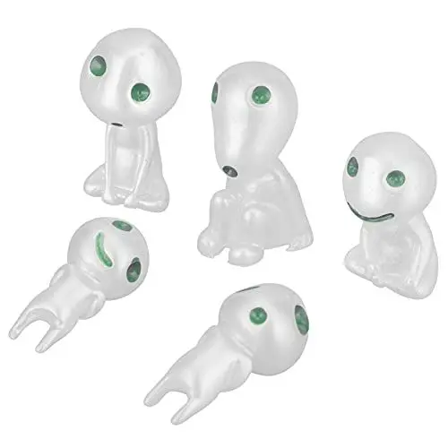 Produktbild: Akozon Leuchtende Elfen-Ornamente – 5 Kleine Gartenstatuen, Dekoration für Rasen, Hof, Balkon, Heimdekoration, Leuchtende Gartenaccessoires