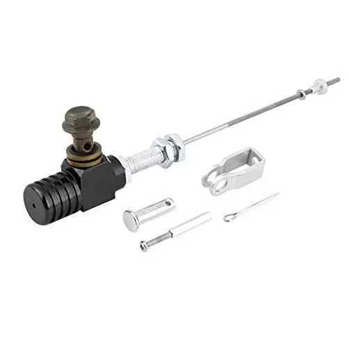Produktbild: Akozon M10 X 1,25 Mm Hydraulischer Kupplungsgeber-Nehmerzylinder, Bremspumpe, Aluminiumlegierung, Schnelle Kupplungsschalteffekte für Motorrad, ATV, Dirt Bike (Schwarz)