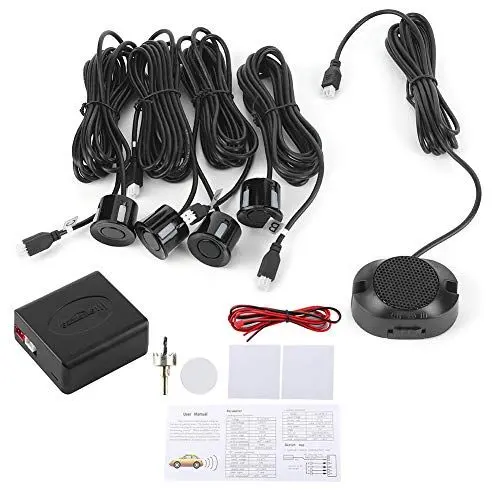 Produktbild: Akozon Parksensor Parksensoren Reverse Backup System Umkehrhilfe-Kit mit o-Summer-Alarm