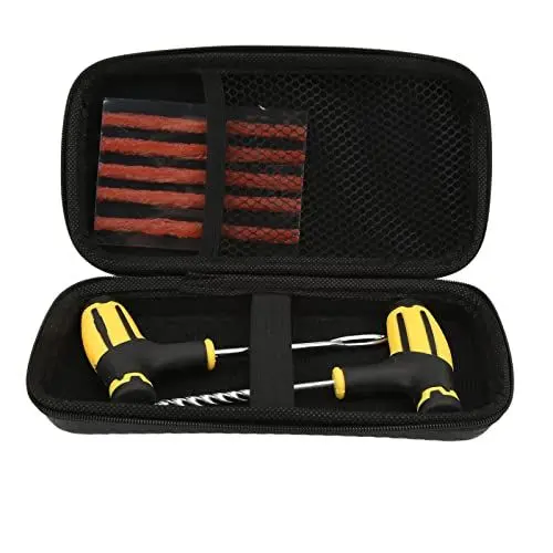Produktbild: Akozon Reifenreparaturset, Autoreifen Reparaturset, Reifen Reparaturset Professionelles Kit Reparation Pneu Schnell Tragbar Handbetrieben für Reifen an Autos, Lastwagen, Motorrädern, ATV