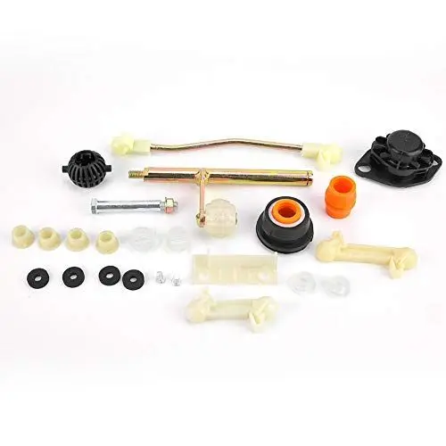 Produktbild: Akozon Schalthebel Reparatursatz Auto Getriebe Schaltgestänge Schaltung Reparatursatz ABS + Metall Wählstangenlager Getriebesatz Schaltgestänge 191711574 Fit für II