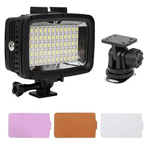Produktbild: Akozon Tauchlicht Tauchen Licht High Power LED Fülllicht Tauchlampe 40m Wasserdichtes Video Licht Füllen Nachtlicht Tauchen Unterwasser Licht 5500-6000K für Fotografie PC SLR Kamera LED Licht