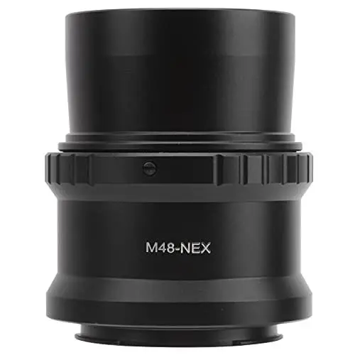 Produktbild: Akozon Teleskop Kamera Adapter 2 Zoll Astronomie Teleskop Verlängerungsrohr Kamera Adapter M48x0,75 mm M48-NEX Objektiv Adapter Ring T-Adapter für E-Mount Kamera