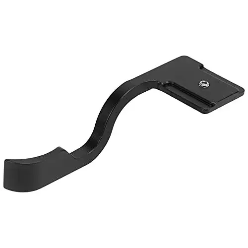 Produktbild: Akozon Thumbs Up Grip, Blitzschuh-Daumenauflage, Aluminiumlegierung Blitzschuh Daumen hoch Griff Hot Shoe Rest Griff Kamera Daumen hoch Handgriff für Fujifilm X-T4(Schwarz)