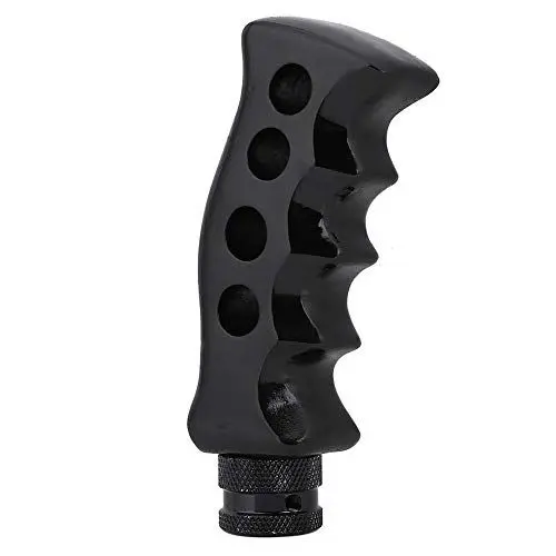 Produktbild: Akozon Universal-Schaltgetriebe Auto Gun Grip Knife Handle Schalthebel Knob Shifter für 8 mm/10 mm/12 mm Durchmesser(Schwarz)