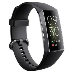 Produktbild: Aktivitätstracker für Frauen Männer 1.1''AMOLED Bildschirm Fitness Uhren mit Herzfrequenz Blutdruck Schlaf Monitor Kalorien Tracking Schritt Zähler Smart Band für Android und iPhone (schwarz 1)