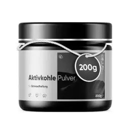 Produktbild: Aktivkohle Zahnaufhellung Set - 200g Bambus Aktivkohle & Pfefferminz Zahnweiss Pulver & 2 umweltfreundliche Bambus Zahnbürste - Für Zahnreinigung & Zahnaufhellung - Zahnsteinentferner - Ohne Peroxid