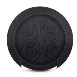 Produktbild: Akustikgitarre Schalllochabdeckung Schwarzer Gummiblock 100mm Durchmesser Gitarre Mute Feedback Buster Schalllochabdeckung für Akustikgitarre 38''/39''