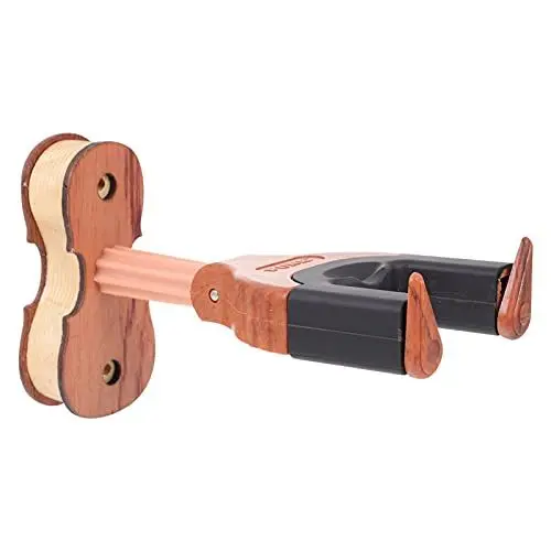 Produktbild: Akustische Gitarre Halter Wand Violine Kleiderbügel Wand Halterung Viola Haken Selbst Locking Ukulele Organizer Violine H?ngen Werkzeuge für Violine Viola Ukulele () Ukulele Wand Halter