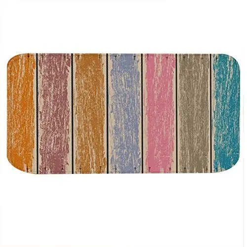Produktbild: Aladeno Läufer-Teppich, Bunte rutschfeste Fußmatten, Küchenteppiche, rutschfeste waschbare Haustürmatte, Teppiche für Wohnzimmer, Schlafzimmer, Eingangsbereich, Büro, 40 x 120 cm