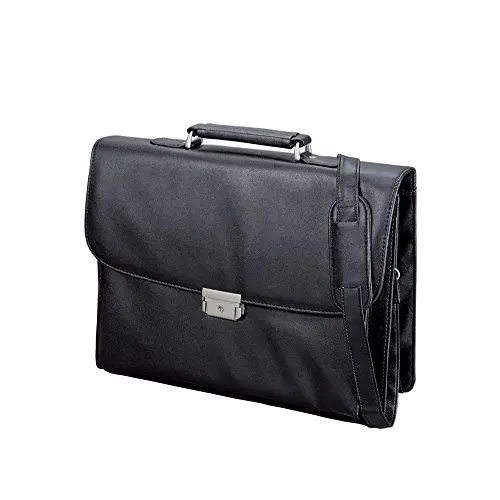 Produktbild: Alassio 92434 - Aktentasche CANTANA, aus Lederimitat, ca. 40 x 32 x 13 cm, schwarz