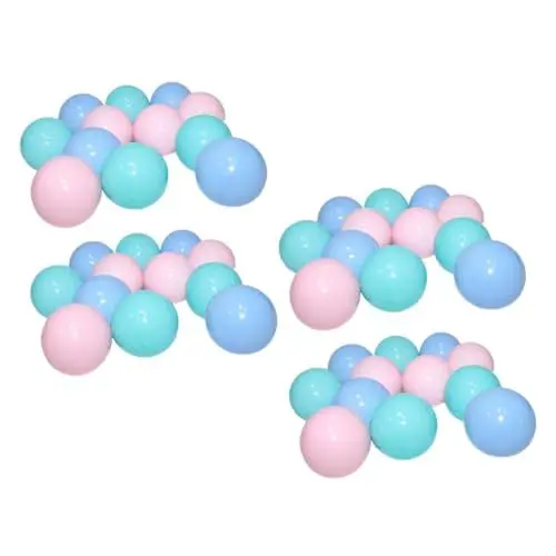 Produktbild: Alasum 100 Stück Meeresbälle Bunte Bälle Für Bällebad Bällebadbälle Kinderspielbälle Ballzeltbälle Spielhausbälle Kleinkinderspielbälle Poolbälle Babyspielbälle Spielzeug