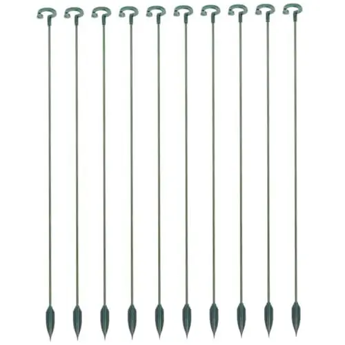 Produktbild: Alasum 10 Stück Pflanzenstab Kletterpflanzenstütze für Topfpflanzen Stabiler Pflanzensupport Abs für und Außenbereich für Orchideen Gemüse und Gartenpflanzen