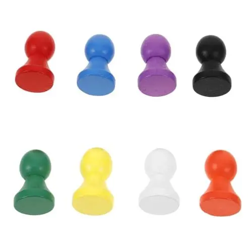 Produktbild: Alasum 10st Brettspielzubehör Dame Brettspiel Halma-brettspiel Requisiten Für Schachspiele Schach Ersatz Tabletop-spielkomponente Schachbrett Zubehör Brettspiele Bauern Lotusbaum