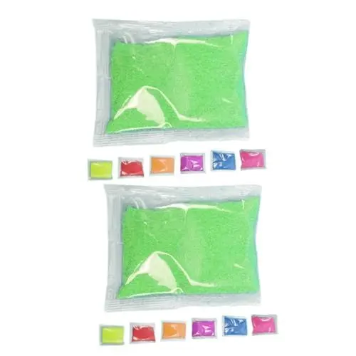 Produktbild: Alasum 14 Packungen Zaubersand Kinderspielzeug bastelsand sommerliches Sandspielzeug Sandkunstsand Hydrophober Sand für Kinder lustig geformter hydrophober Sand Trimethylalkoholsand