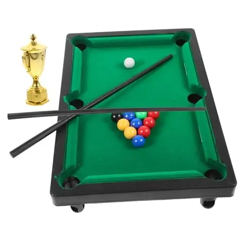 Produktbild: Alasum Mini-billardtischspiel Für Jungen Und Mädchen 1 Set Mini-billardtischspielzeug Desktop-billardspielspielzeug Für Jungen Und Mädchen
