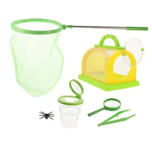 Produktbild: Alasum Fangset Für Jungen Und Mädchen Im Alter Von 3–5 Jahren Insektenspielzeug Für Jungen Und Mädchen Insektenfänger-viewer Lupe Outdoor-entdeckerset Für Kleinkinder