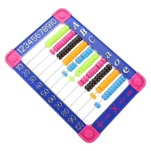Produktbild: Alasum 1stk Abakus Zählrahmen Pädagogisches Rechenspielzeug Mathezähler Für Kinder Spielzeug Für Mathematische Fähigkeiten Rechenmathematik Für Kinder Perlen Mathe-hilfsspielzeug Plastik
