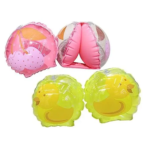 Produktbild: Alasum 2 Paar Arm Schwimmring Kinderschwimmer für den Pool Schwimmärmel Kleinkind-Floatie schwimmring Kind für Schwimmflügel für aufblasbare Armbinden PVC