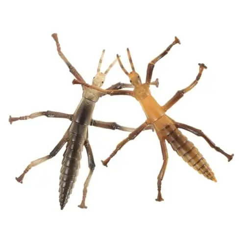 Produktbild: Alasum Realistische Stabheuschreckenmodelle Insektenspielzeug Für Die Bildung 2 Stück Insektenfiguren Glatt