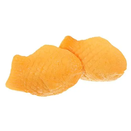 Produktbild: Alasum 2stücke Spielzeugfisch Künstliches Japanisches Essen Taiyaki Spielzeuglebensmittel Für Kinderküchenset Realistische Spiellebensmittel Für Kleinkinder