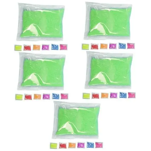 Produktbild: Alasum 35 Packungen Zaubersand tragbarer lustiger hydrophober Sand Sandkunstsand Kinderspielzeug bastelsand Farben Kleinkindbedarf Lustiges hydrophobes Sandspielzeug Trimethylalkoholsand