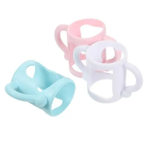 Produktbild: Alasum 3 Stk Flaschengriff Milchflaschenhalter Griff für Babyflaschen flaschengestell baby babyflaschen halterung Halter für Milchflaschen Flaschenhalter für Babys breiter Mund handhaben