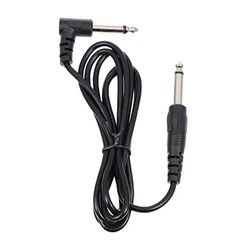 Produktbild: Alasum 3 Stück 1,5m Gitarrenkabel Audiokabel 6,35mm Lautsprecher Anschlusskabel Biegefest Abschirmung Kompatibel Mit E-gitarre Bass Amp