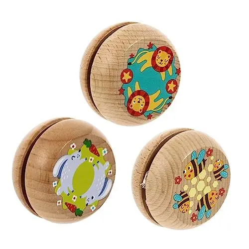 Produktbild: Alasum 3st Cartoon-jo-jo Professionelles Yoyo Finger-jo-jo Yoyo Für Anfänger Yoyo Ballspielzeug Für Anfänger Yoyo Anfänger Anfänger-yoyo Yoyo Bälle Spielzeug Kinder Yoyo Hölzern