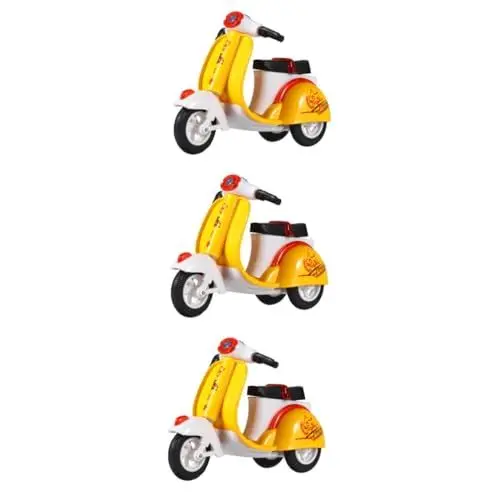 Produktbild: Alasum 3stücke Mini Rückzieh-motorradspielzeug Aus Legierung Simulationsmodell Teiliges Fördert Hand-Auge-koordination Und Lernfähigkeiten Als Zu Geburtstagen Oder Weihnachten