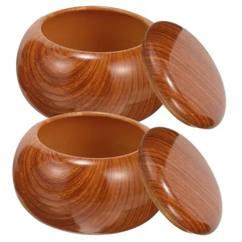 Produktbild: Alasum 4 Stück Sie Glas Schach Spielaufbewahrung Würfel Mancala-brettspiel Chinesisches Schachglas Für Chinesisches Schach Steine