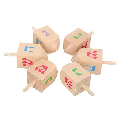 Produktbild: Alasum 6St Kreisel Kinder-Gyroskop-Spielzeug Spielzeug für Kleinkinder Gyroskope Spielzeug Spiele Tops für Kinder Spielzeug für Kinder Top-Spielzeug Kinderoberteile Spielzeug hölzern