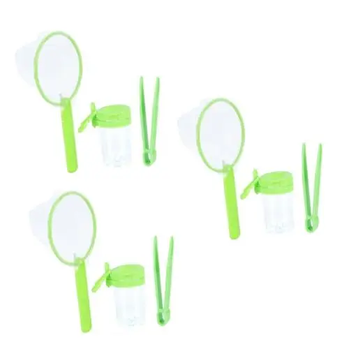 Produktbild: Alasum 6 Sätze Insekten Beobachtung Pinzette Outdoor-sammelset Pädagogisches Kit Für Kinder Kinder-Explorer-Tool Entdeckerset Für Kinder Lebenserziehungs-kit Fänger Plastik Green